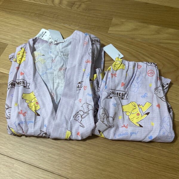 【新品未使用】女の子ポケモン甚平
