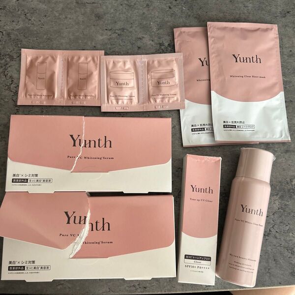 Yunth ユンス 生ビタミンC美容液 薬用ホワイトニングエッセンス PVCa 新品未開封・未開封品 おまとめ