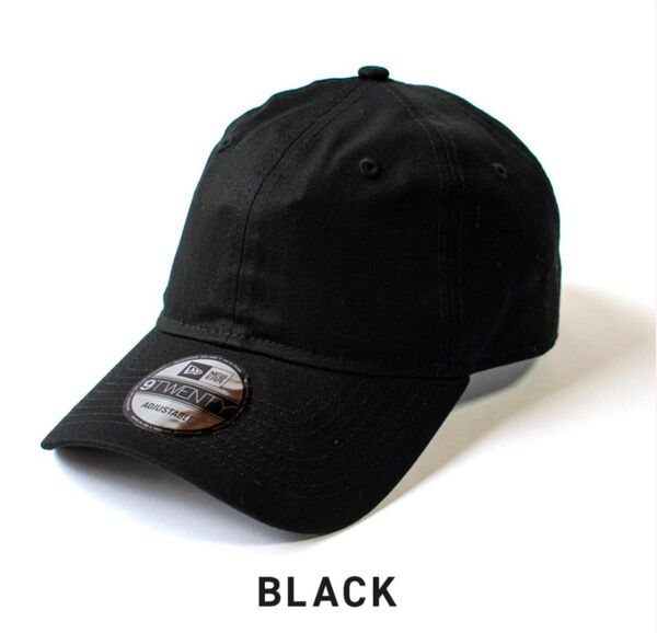 ニューエラ キャップ 無地 色 BLACK メンズ ベースボールキャップ 9TWENTY New Era NE201 新品
