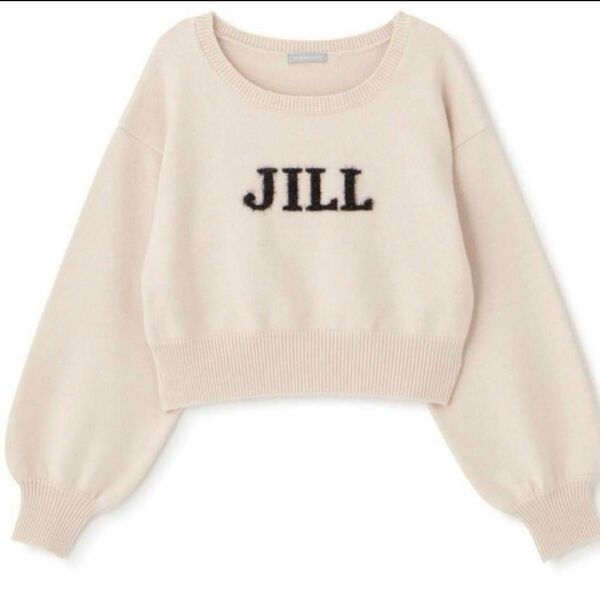 ジルバイジルスチュアート JILLSTUART ピンク ジャガード ロゴ ニット