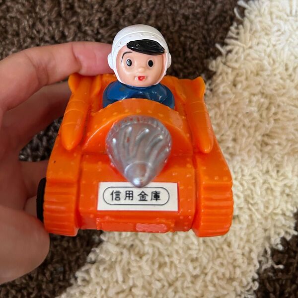 ソフビ 信ちゃん人形信用金庫貯金箱 レトロ アンティーク