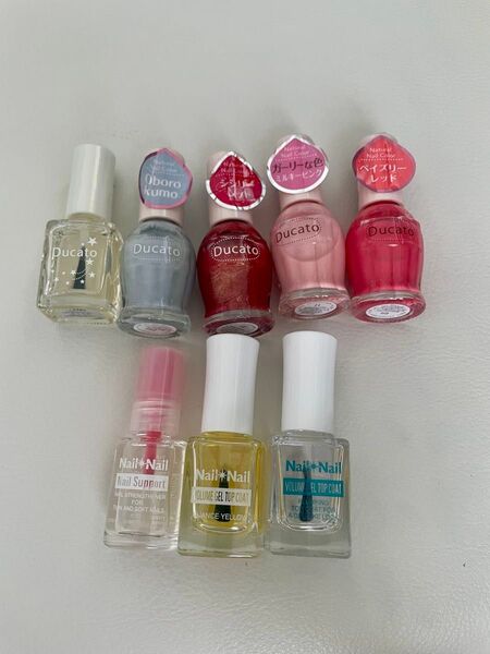 まとめ売り8個 デュカート ナチュラルネイルカラー マニキュア ボリュームジェルトップコート Nail Nail Ducato