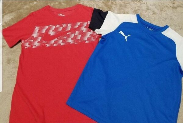NIKE ナイキ PUMA プーマ 150cm 半袖 Tシャツ 2枚セット