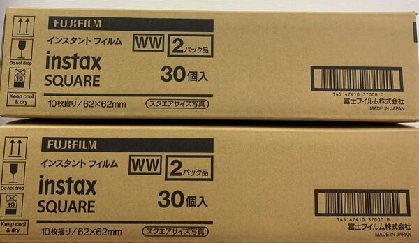 フジフィルム スクエア チェキフィルム 1200枚 instax SQUARE 新品 60個