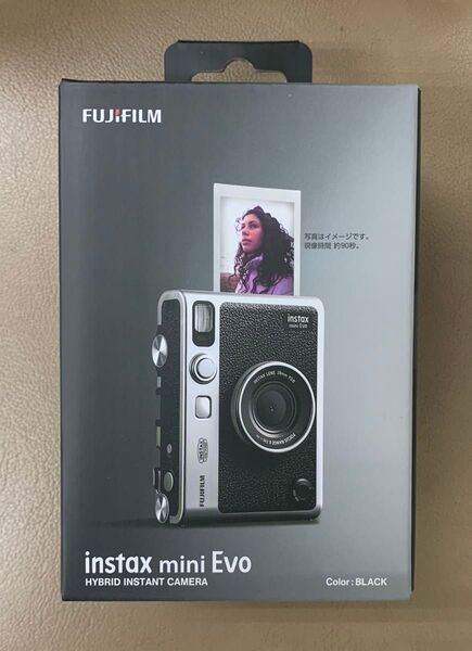 フジフイルム インスタントカメラ instax mini Evo 「チェキ」ブラック