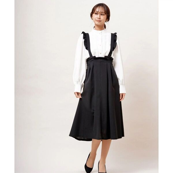 r.p.s サスペンダー付き2WAYスカート バックレース