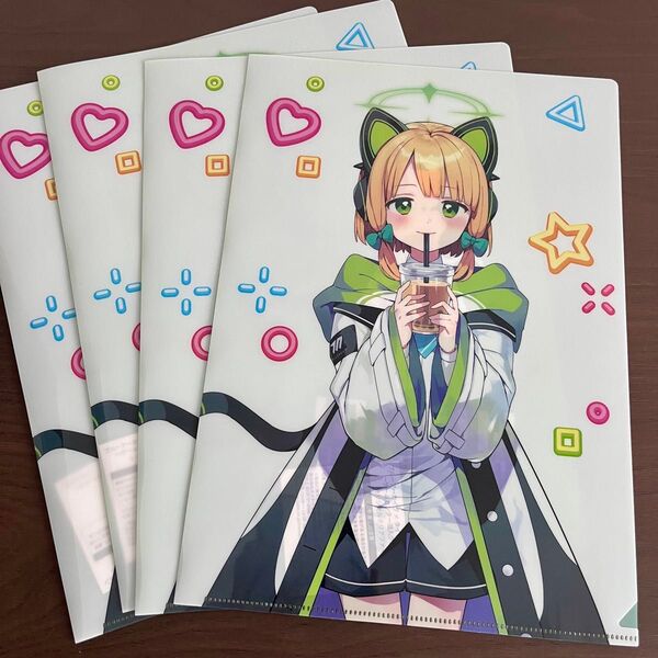 【才羽ミドリ 4枚】ブルーアーカイブ タイトー限定 クリアファイル ゲーム開発部