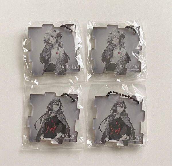 RADIO EVA ラヂオエヴァ アクリルパズルキーホルダー アスカ マリ