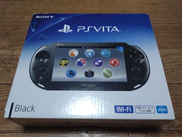 PS Vita Wi-Fiモデル ブラック PCH-2000 箱付き PlayStation Vita SONY
