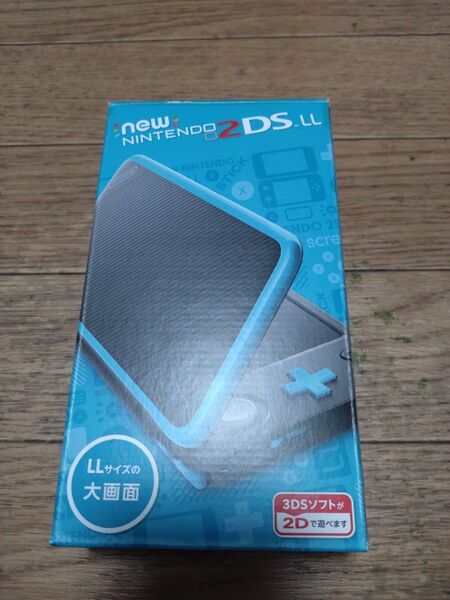 Newニンテンドー2DS LL ブラック×ターコイズ 付属品完備 JAN-001 任天堂