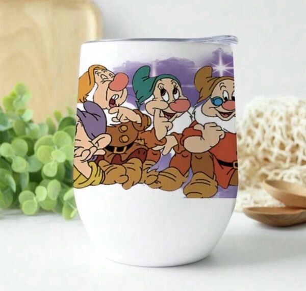 【新品】7人の小人 白雪姫 タンブラー ディズニー 蓋付き