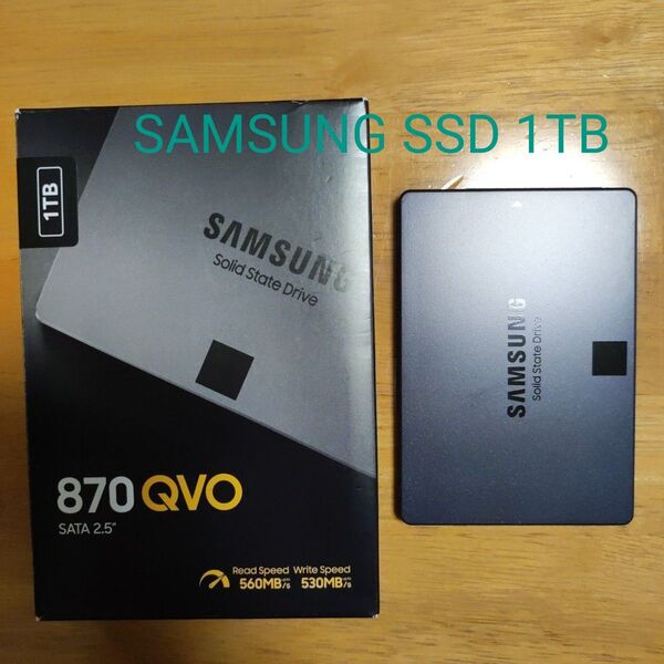SAMSUNG 内蔵型SSD 1TB 870QVO SATA2.5