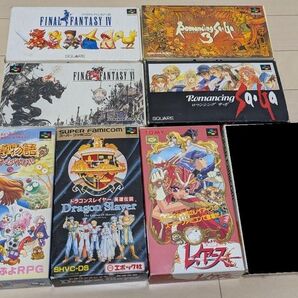 スーパーファミコン 魔導物語・レイアース等 箱付きセット