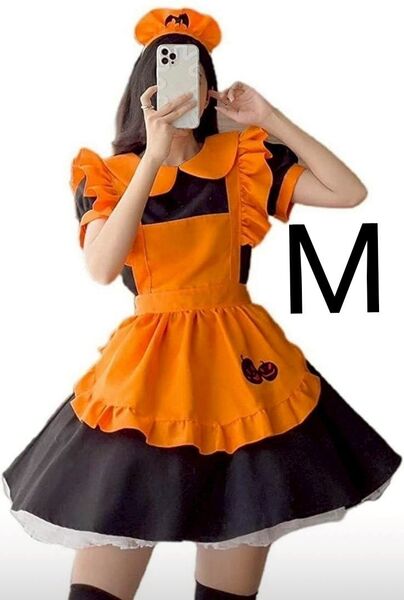 コスプレ衣装 メイド服 ワンピース コスプレ エプロン M