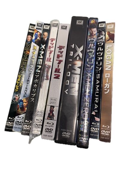【MARVEL映画】X-MEN 11作品Blu-ray,DVDセット ウルヴァリン デッドプール ローガン