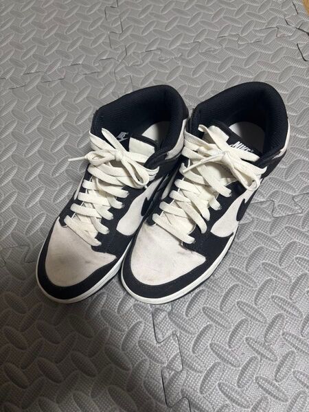 ナイキ ダンク ミッド キャンバスパンダ NIKE DUNK MID “Canvas Panda 25.5cm
