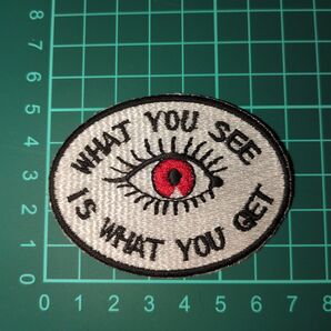 What You See Is What You Get 刺繍ワッペンレプリカ
