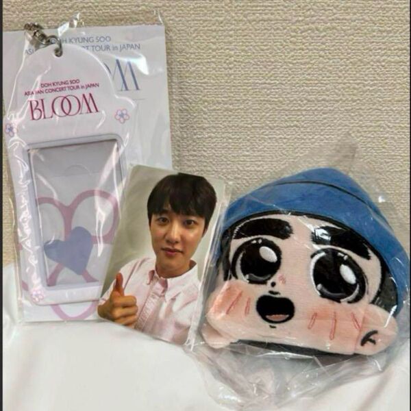 EXO ギョンス BLOOM フォトカードケース ぬいぐるみポーチ トレカ