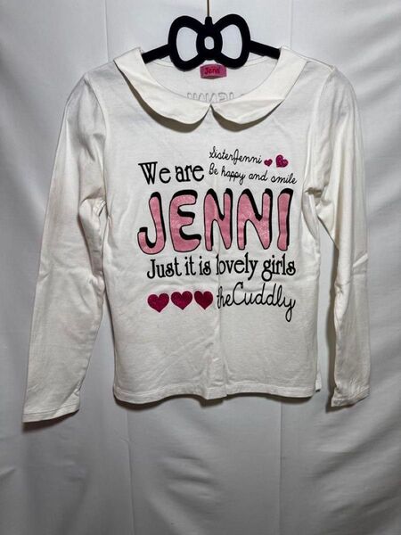 SISTER JENNI 白 ホワイト ロング Tシャツ 150cm ロンT 長袖Tシャツ