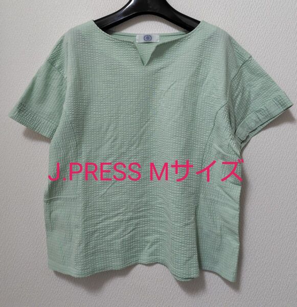 J.PRESS オンワード樫山 ミントグリーン 半袖カットソー
