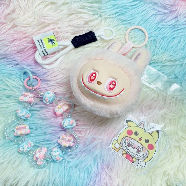 LABUBU ラブブ ぬいぐるみ マスコット グッズ 雑貨 キーホルダー