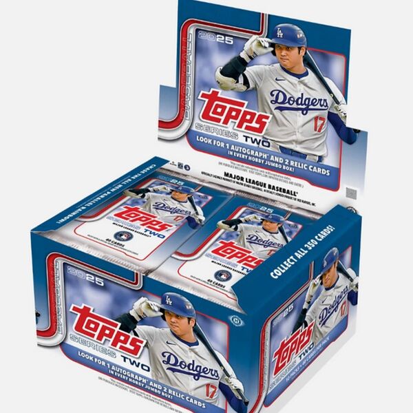 MLB 2025 TOPPS SERIES 2 JUMBO BASEBALL box 大谷翔平 トップス 佐々木朗希 サイン