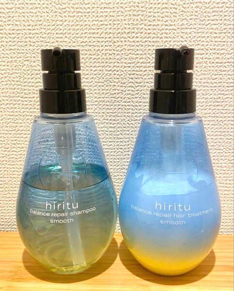 hiritu(ヒリツ) バランスリペアシャンプー ヘアトリートメント スムース セット ペアー&ムスクの香り