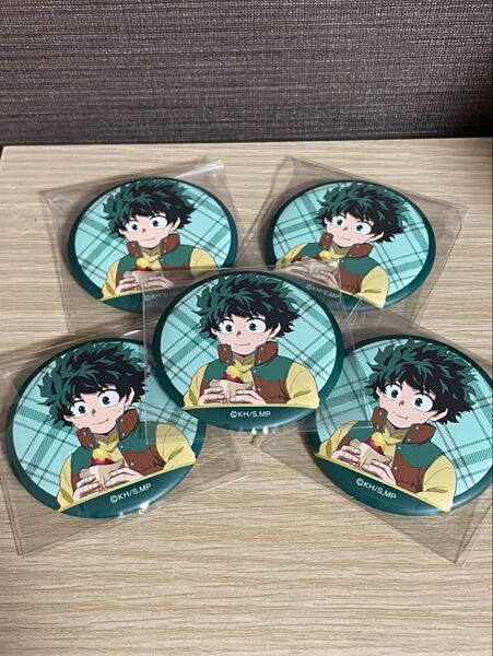 僕のヒーローアカデミア ヒロアカ 缶バッジ 緑谷出久 デク 焼き芋ver. ドンキ
