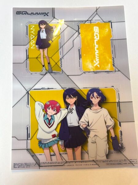 ガンダム セブンイレブン ジークアクス クリアシート マチュ アニメ