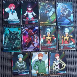 機動戦士ガンダム アーセナルベース GQuuuuuuX マチュ シャア シャリア など まとめ売り 10枚