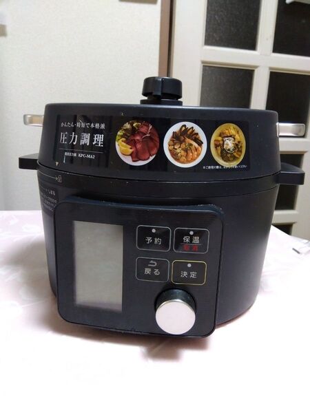 アイリスオーヤマ 電気圧力鍋 2.2L ブラック KPC-MA2-B 20年製