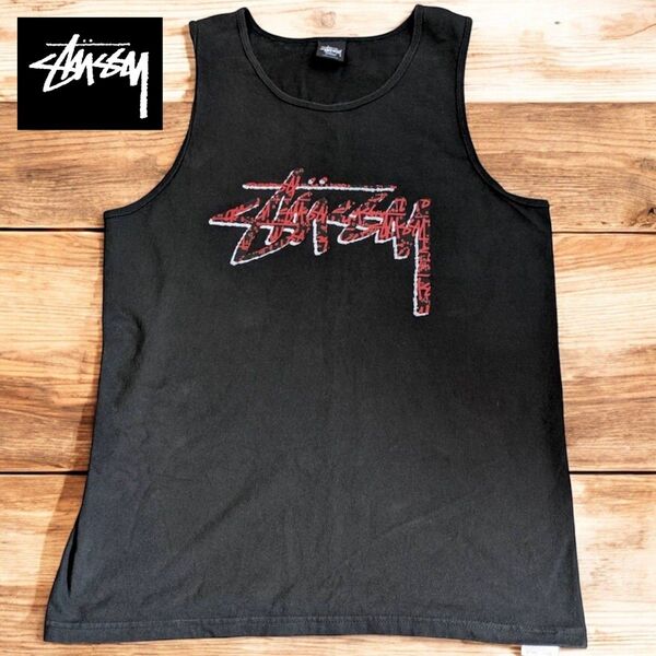 ★激レア★ stussy ステューシー タンクトップ 希少カラー 90s メキシコ製 ヴィンテージ 古着