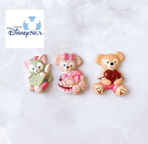 東京ディズニーシー スイートダッフィー マグネット バレンタイン ジェラトーニ ダッフィー シェリーメイ