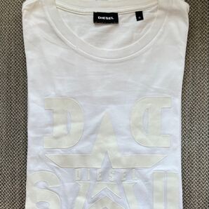 DIESEL ロゴプリント 半袖Tシャツ Sサイズ 白