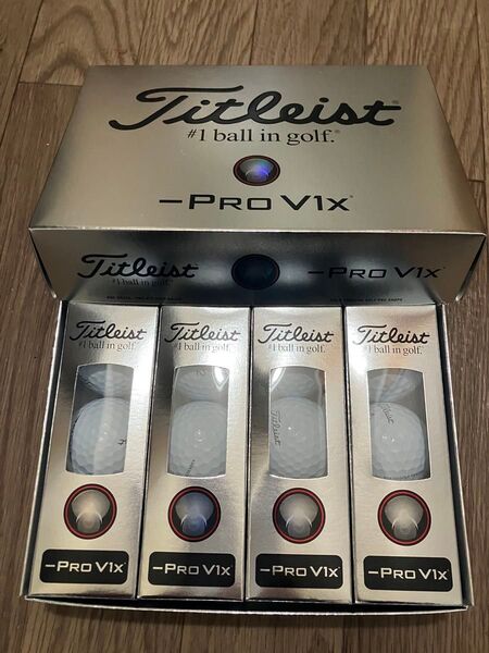 タイトリスト ゴルフボール PRO V1X 12個