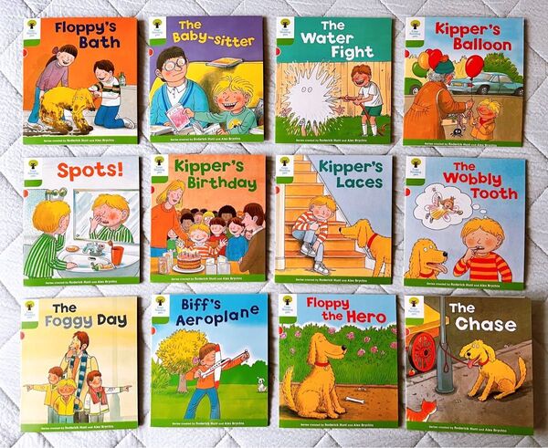 Oxford Reading Tree Stage2の12冊 (ORT)音源付き 絵本 多読 英語 教材