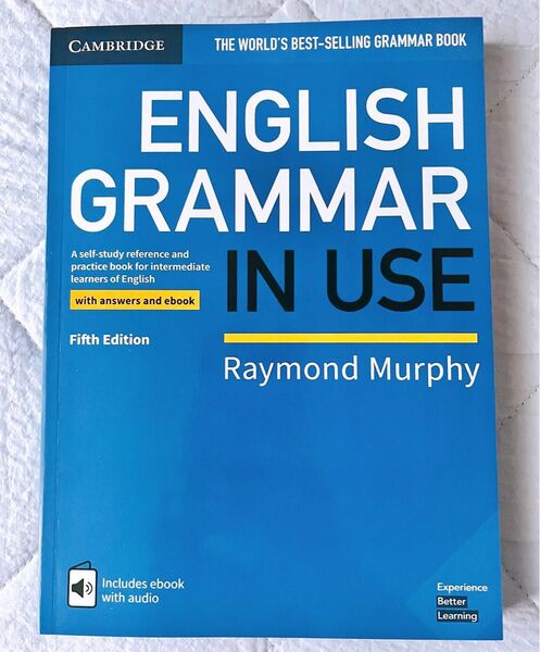 ENGLISH Grammar in Use 解答付き新版 文法中級 参考書 洋書