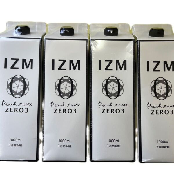 IZM 酵素ドリンク ZERO3 ゼロスリー 4本セット
