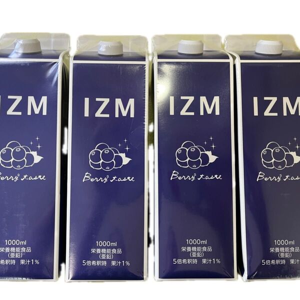 IZM 酵素ドリンク ベリーベリー ブルーベリー味 4本セット