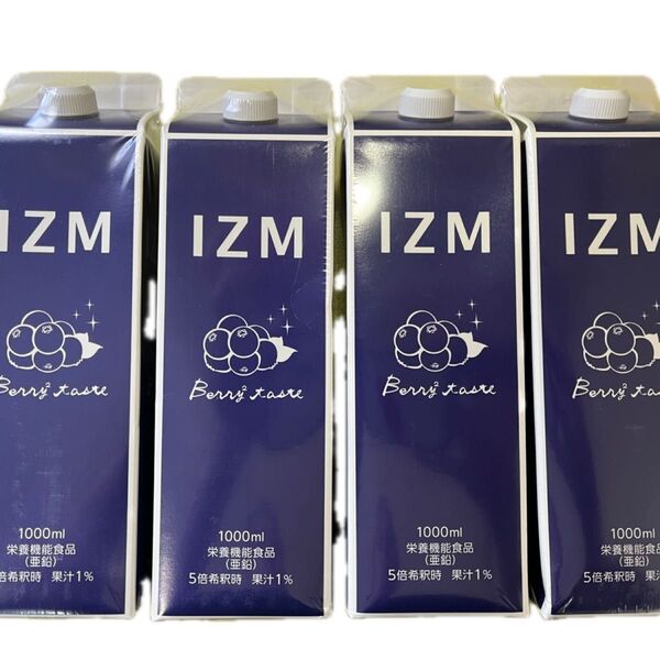 IZM 酵素ドリンク ベリーベリー ブルーベリー味 4本セット