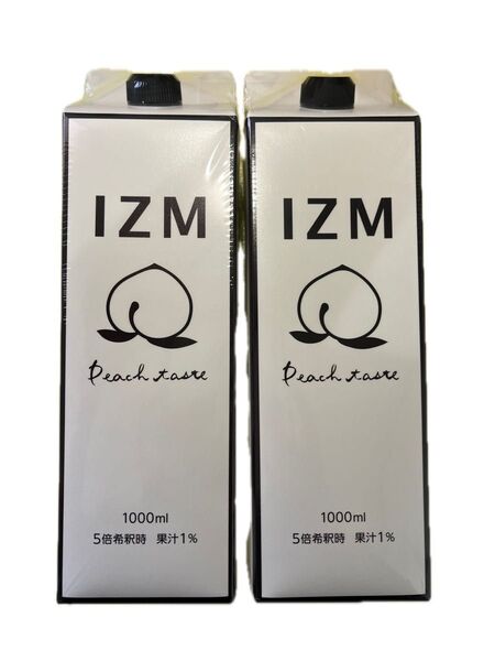 IZM 酵素ドリンク ピーチ PEACH TASTE 2本セット