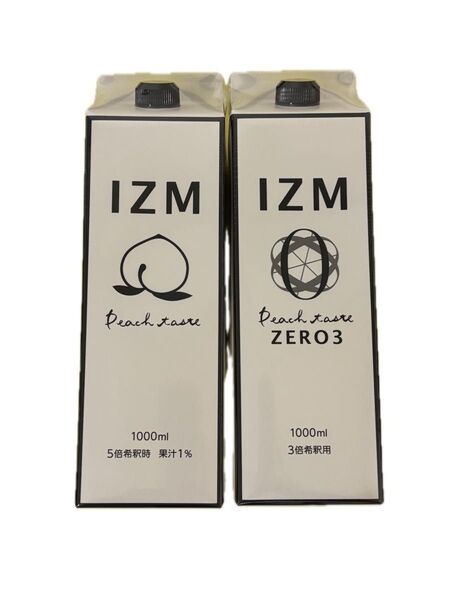 IZM酵素ドリンク ピーチ ゼロスリー 2本セット