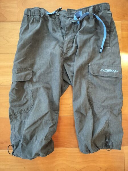 OUTDOOR アウトドア シートパンツ カーゴパンツ メンズ 七分丈 Lサイズ
