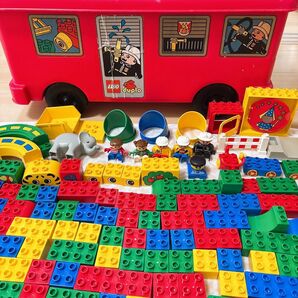 LEGO レゴ デュプロ まとめ売り 知育玩具 消防車ボックス ケース入り