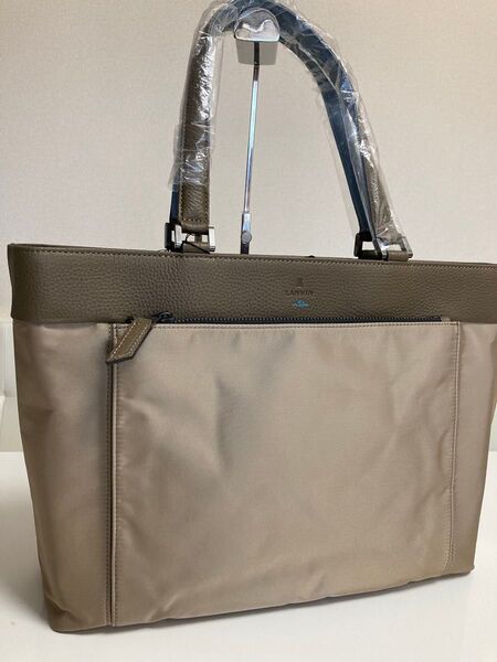 LANVIN EN Bleu ランバンオンブルー トートバッグ A4 レザー カルロス 578721 定価44000円 新品