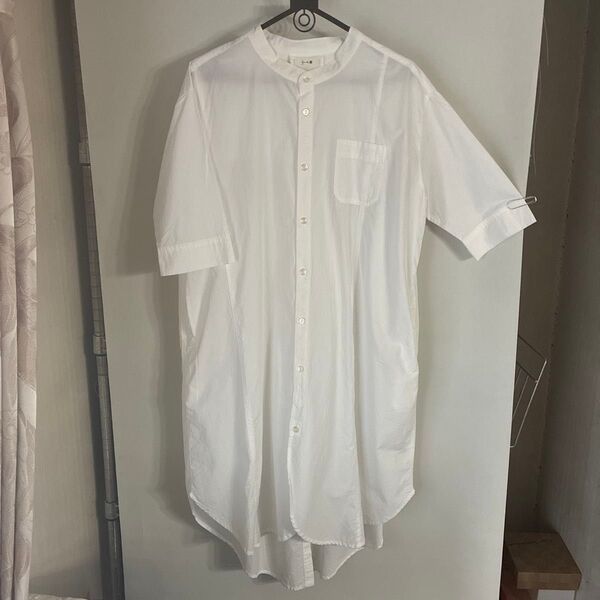 《美品》ドラッグストアーズ fu-ai スタンドカラーシャツワンピース