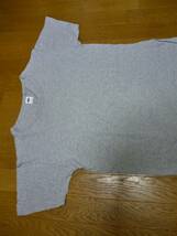 送料３７０円★【WallWallSport 】★MADE IN USAアメリカ製 WallWallSport　綿１００％ 無地Tシャツ★Lサイズ(42-44) グレー色_画像7