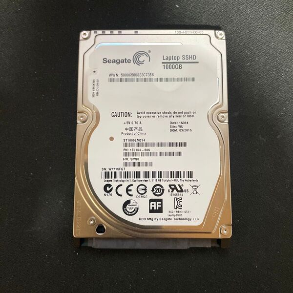 Seagate Laptop SSHD 1000GB ST1000LM014