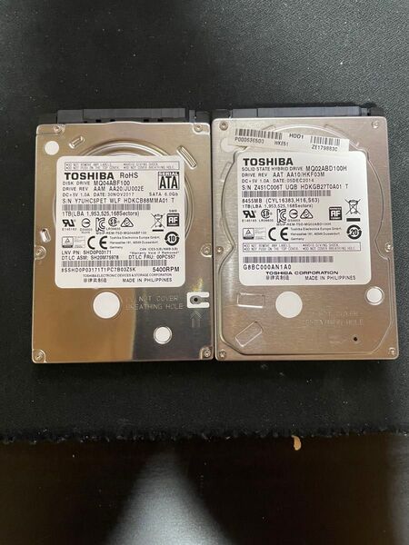 TOSHIBA 1TB ハードディスク HDD 2個セット