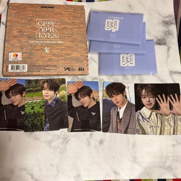 CLOSE YOUR EYES 1st Mini Album ETERNALTJEWEL POCA マージンシャン セット